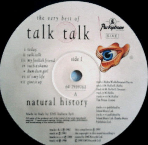Talk Talk : Natural History (The Very Best Of Talk Talk) (LP, Comp)