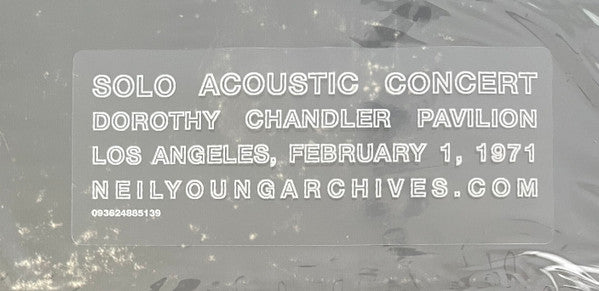 Neil Young : Dorothy Chandler Pavilion 1971 (I'm Happy That Y'All Came Down) (LP, Album, RM)