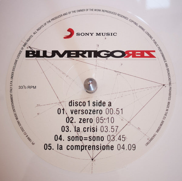 Bluvertigo : Zero (Ovvero La Famosa Nevicata Dell'85) (2xLP, Album, Ltd, RE, Whi)