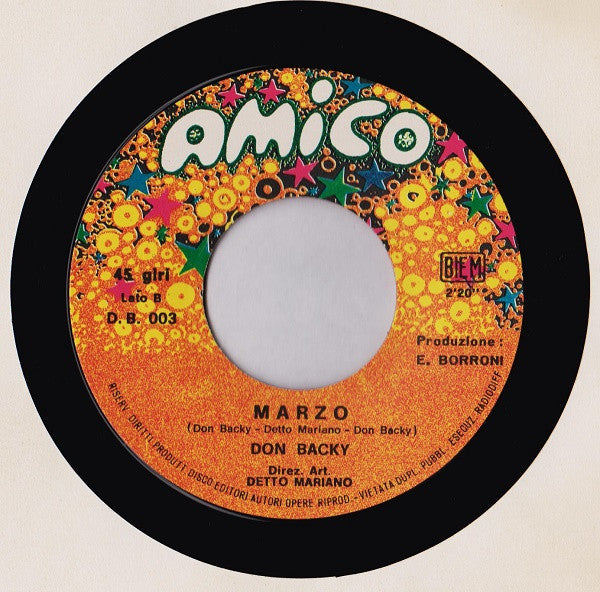 Don Backy : Un Sorriso (7", Gat)
