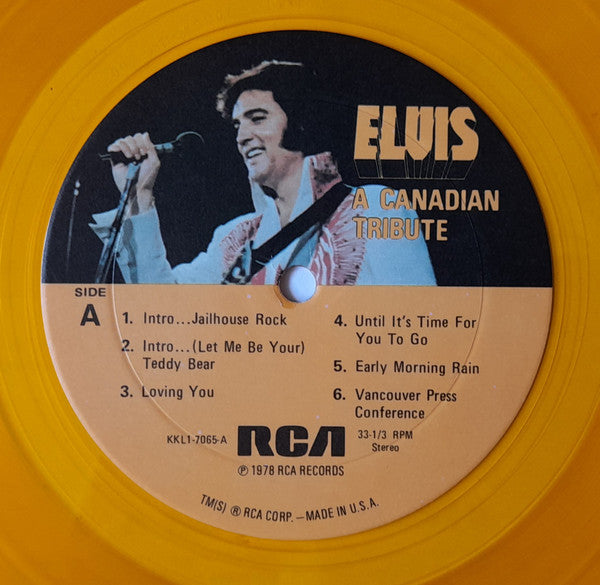 Elvis Presley : A Canadian Tribute (LP, Comp, Gol)