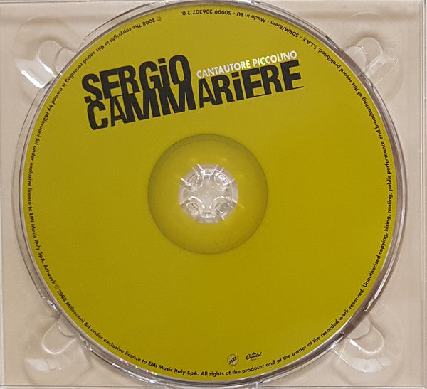 Sergio Cammariere : Cantautore Piccolino (CD, Comp)