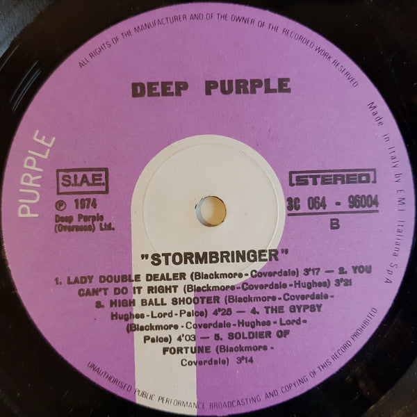 Deep Purple : Stormbringer (LP, Album)
