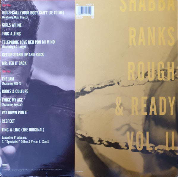 Shabba Ranks : Rough & Ready - Volume II (LP, Album)