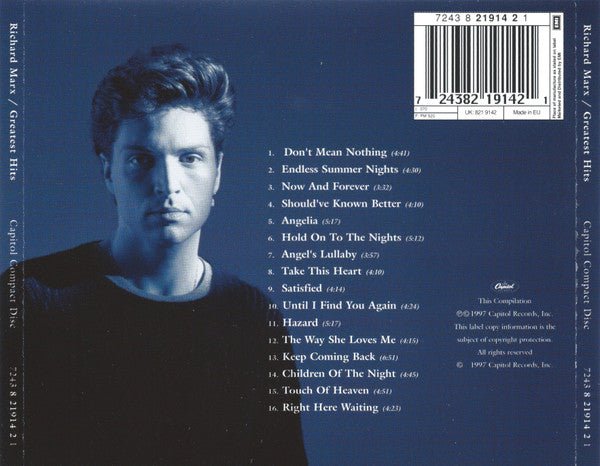 Richard Marx : Greatest Hits (CD, Comp, RE, GZ)