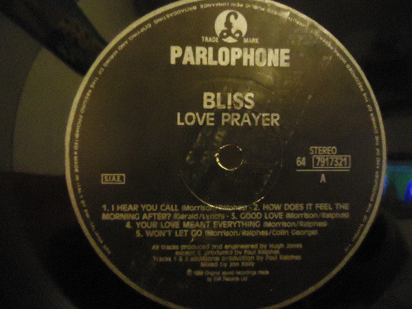 Bliss (10) : Loveprayer (LP, Album)