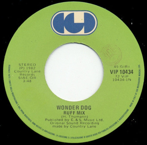 Wonder Dog : Ruff Mix (7", Single)