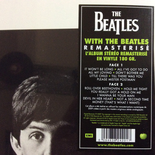 The Beatles : With The Beatles (LP, Album, RE, RM, 180)