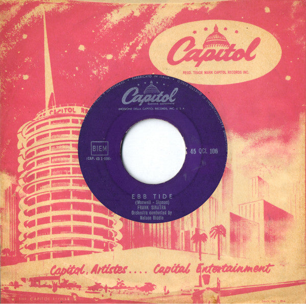 Frank Sinatra : Ebb Tide / Blues In The Night (7")