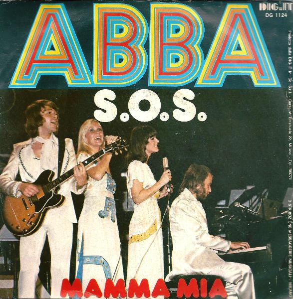 ABBA : S.O.S. / Mamma Mia (7", Single)
