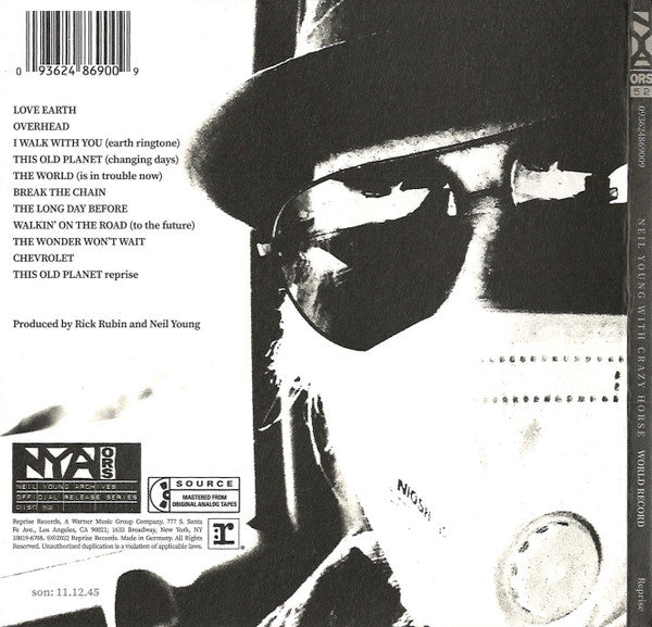 Neil Young With Crazy Horse : World Record (2xCD, Album)