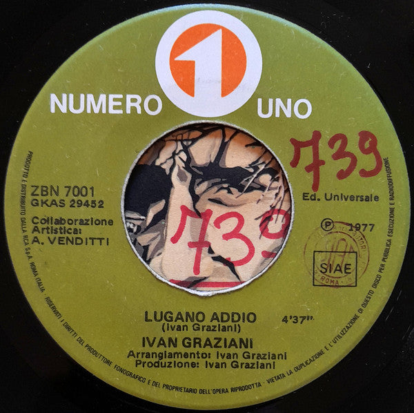 Ivan Graziani : I Lupi (7")