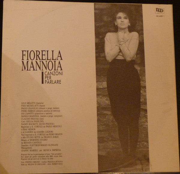 Fiorella Mannoia : Canzoni Per Parlare (LP, Album)