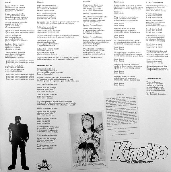 Skiantos : Kinotto (LP, Album, RE, Gat)
