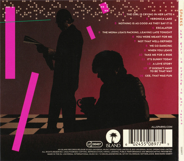 Sparks : The Girl Is Crying In Her Latte (CD, Album)