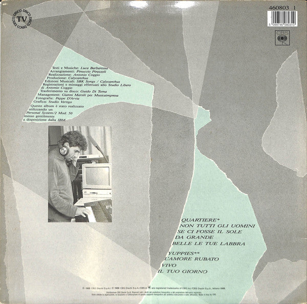 Luca Barbarossa : Non Tutti Gli Uomini (LP, Album)