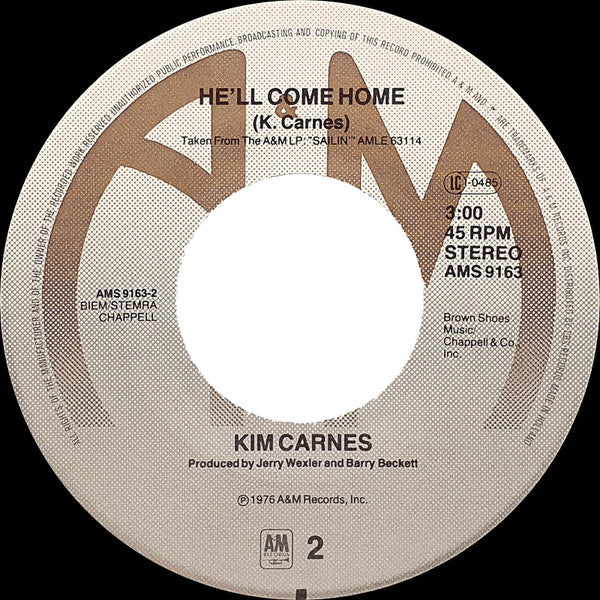 Kim Carnes : It's Not The Spotlight (7", Single)