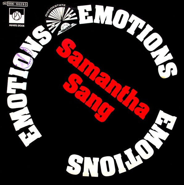 Samantha Sang : Emotions (7", Single)