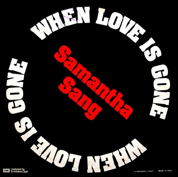 Samantha Sang : Emotions (7", Single)