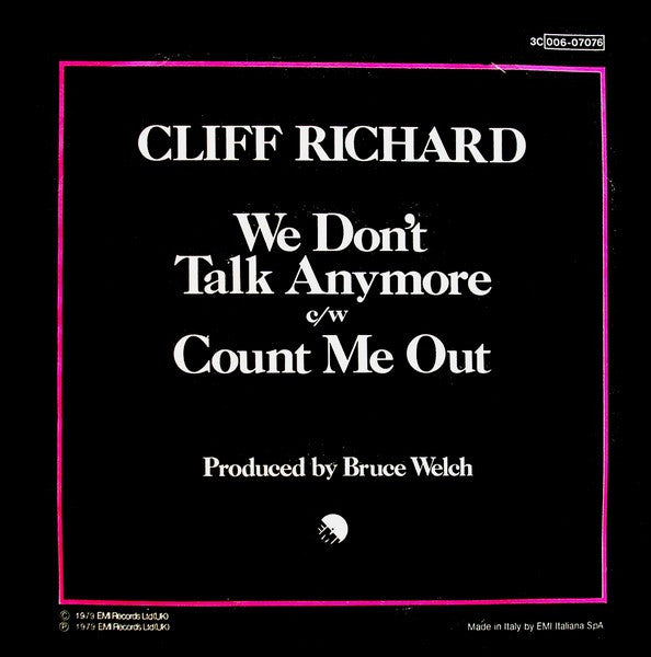Cliff Richard : We Don't Talk Anymore (7", Single)