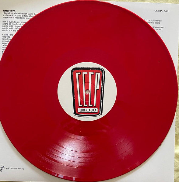 CCCP - Fedeli Alla Linea : Socialismo E Barbarie (LP, Album, RE, Red)