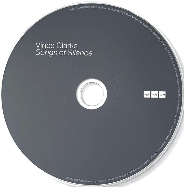 Vince Clarke : Songs Of Silence (CD, Album)