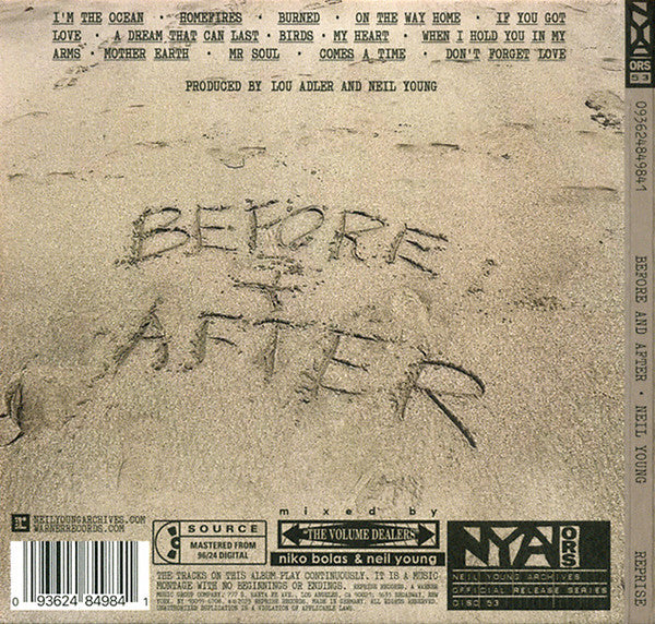 Neil Young : Before And After (CD, Album)
