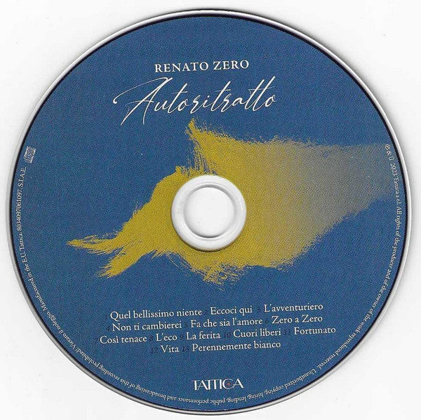 Renato Zero : Autoritratto (CD, Album, Blu)