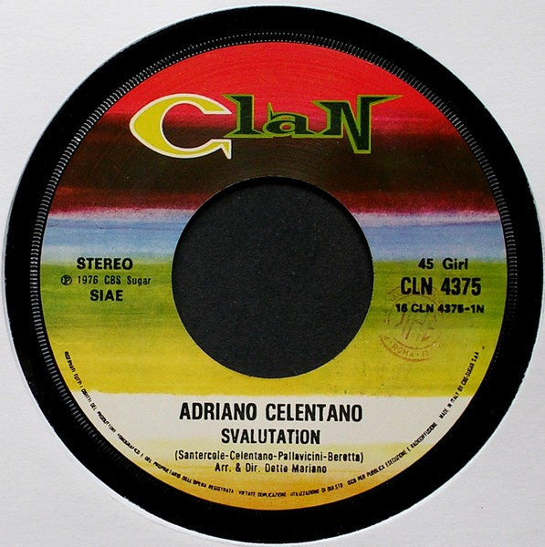 Adriano Celentano : Svalutation (7", Single)