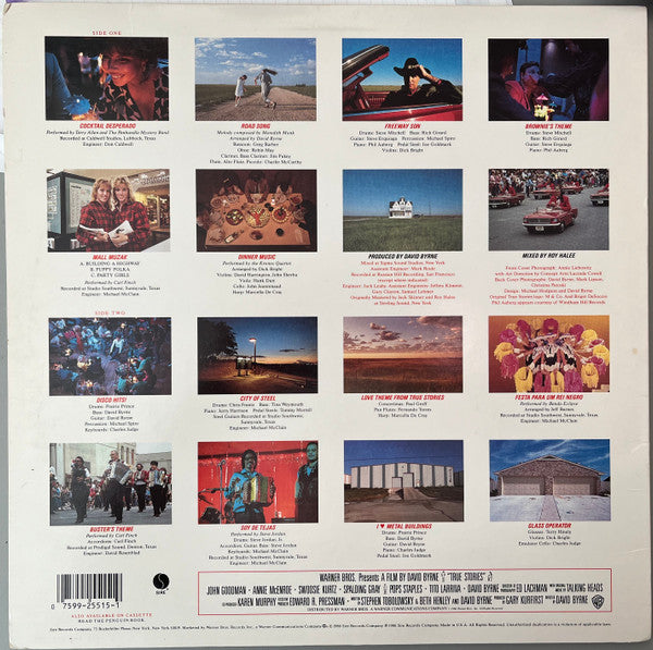 David Byrne : Sounds From True Stories (Music For Activities Freaks) (LP, Album, All)