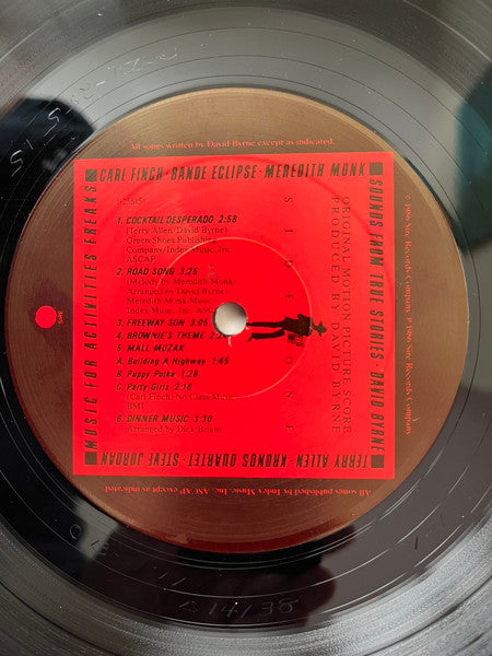 David Byrne : Sounds From True Stories (Music For Activities Freaks) (LP, Album, All)