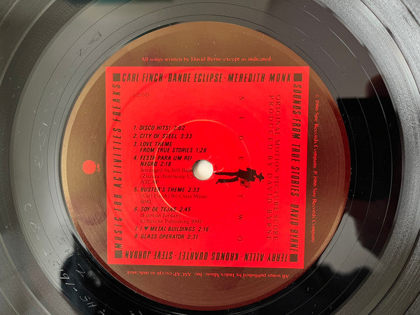 David Byrne : Sounds From True Stories (Music For Activities Freaks) (LP, Album, All)