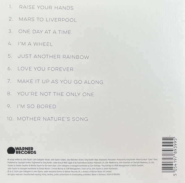 Liam Gallagher, John Squire : Liam Gallagher John Squire (CD, Album, Opt)