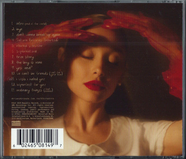 Ariana Grande : Eternal Sunshine (CD, Album)