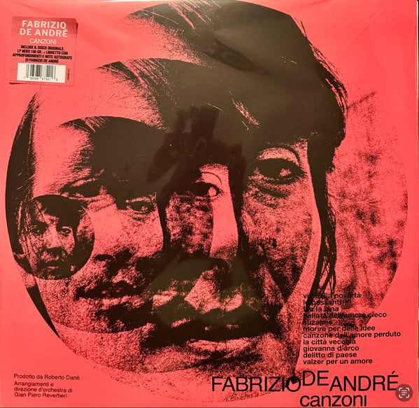 Fabrizio De André : Canzoni (LP, Album, RE, RM, 180)
