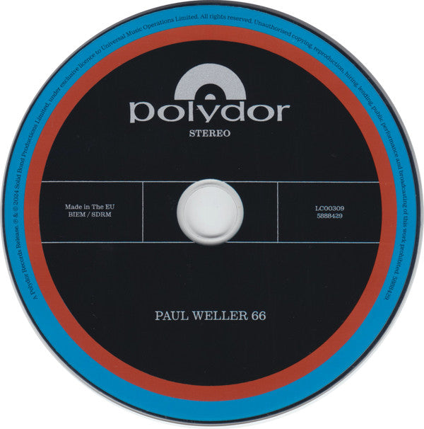 Paul Weller : 66 (CD, Album)