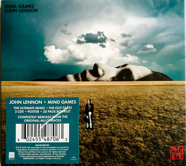 John Lennon : Mind Games  (CD, Album, Ltd, RE + CD)