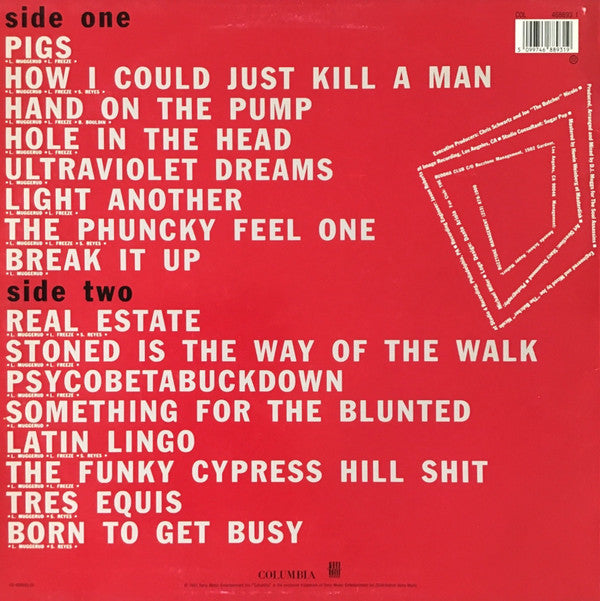 Cypress Hill : Cypress Hill (LP, Album, RE, RP)