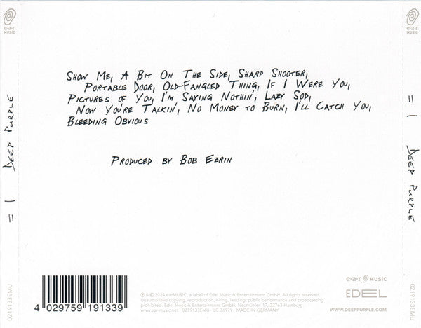 Deep Purple : = 1 (CD, Album)