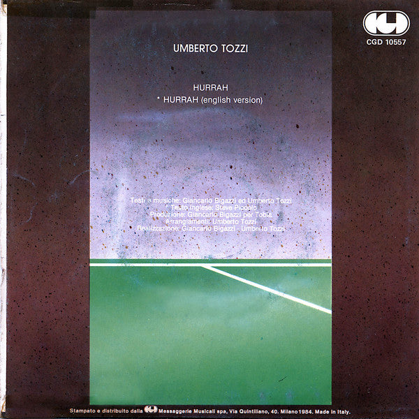 Umberto Tozzi : Hurrah! (7")