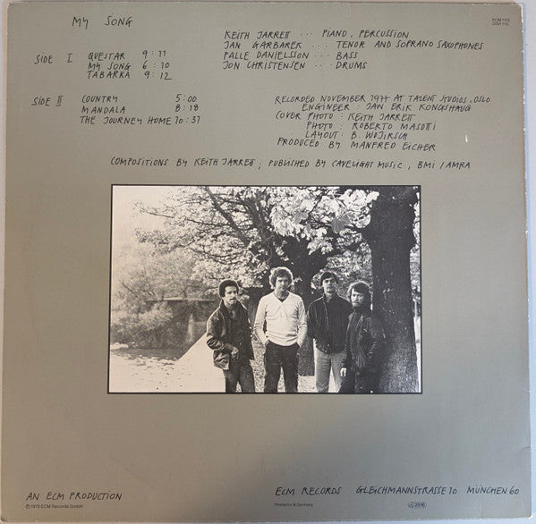 Keith Jarrett : My Song (LP, Album, RP)