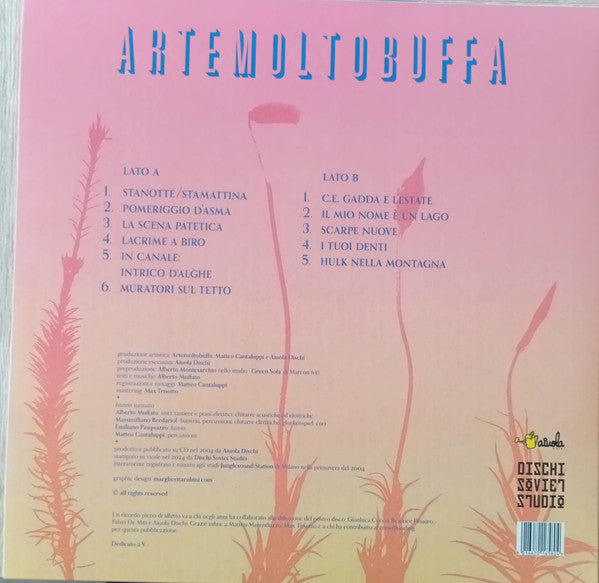 Artemoltobuffa : Stanotte / Stamattina (LP, Album)