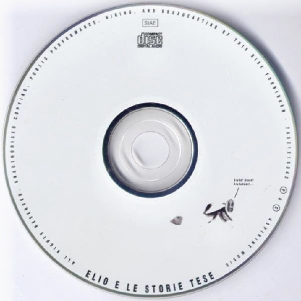 Elio E Le Storie Tese : Nessuno Allo Stadio (CD, Single, RE)