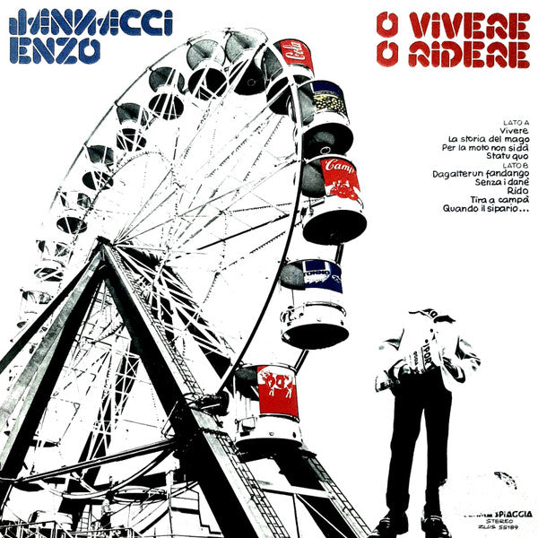Enzo Jannacci : O Vivere O Ridere (LP, Album)