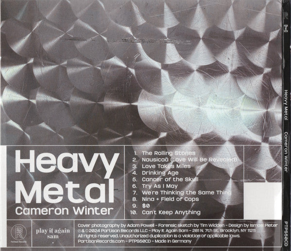 Cameron Winter : Heavy Metal (CD, Album)