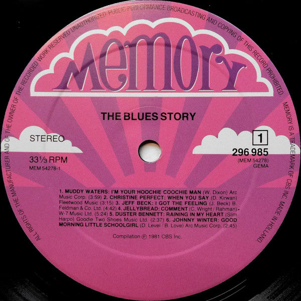 Various : The Blues-Story (LP, Comp)