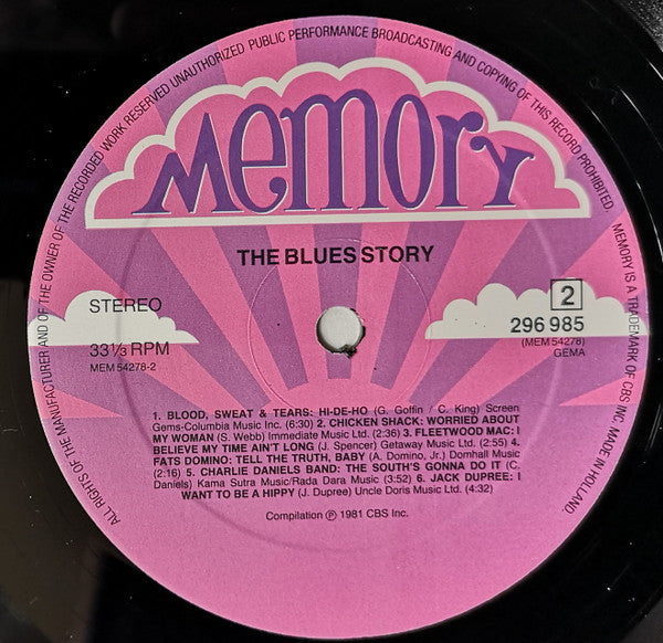 Various : The Blues-Story (LP, Comp)
