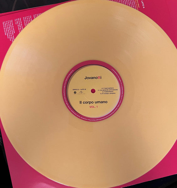 Jovanotti : Il Corpo Umano Vol. 1 (2xLP, Album, Yel)