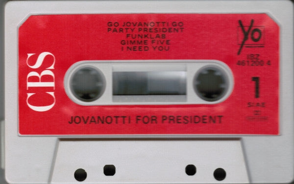 Jovanotti : For President (Cass, Album)