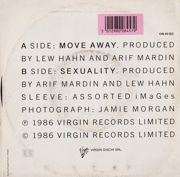 Culture Club : Move Away (7", Single)